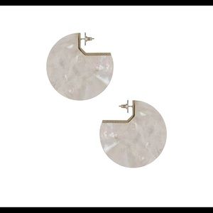 Kai Earring in Gold & Ivory Mother of Pearl